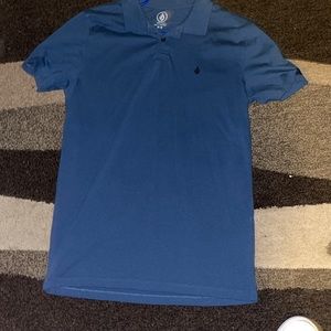 Blue Volcom Polo Short Sleeve